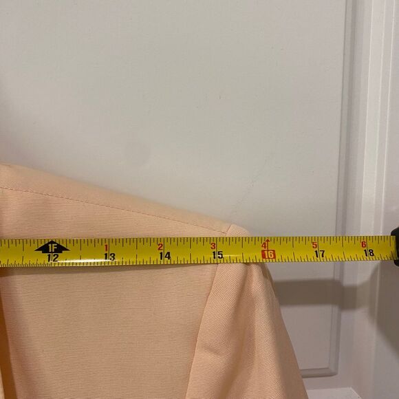 Women's Long Sleeve Suit Jacket/Blazer. Peach. Medium. Business Casual. Preppy. - Picture 10 of 13